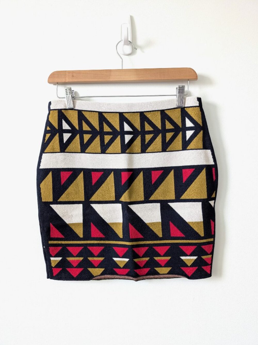 RACHEL ROY Geometric Bodycon Mini Skirt | Small